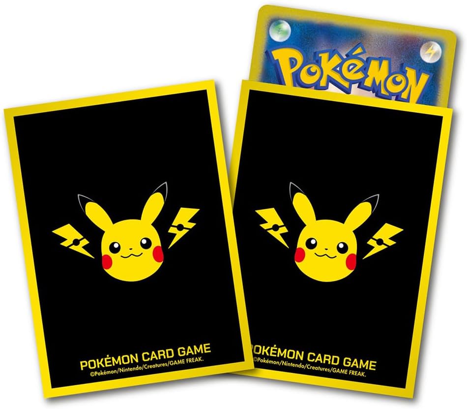 【デッキシールド】ピカチュウとかみなり（64枚入り）