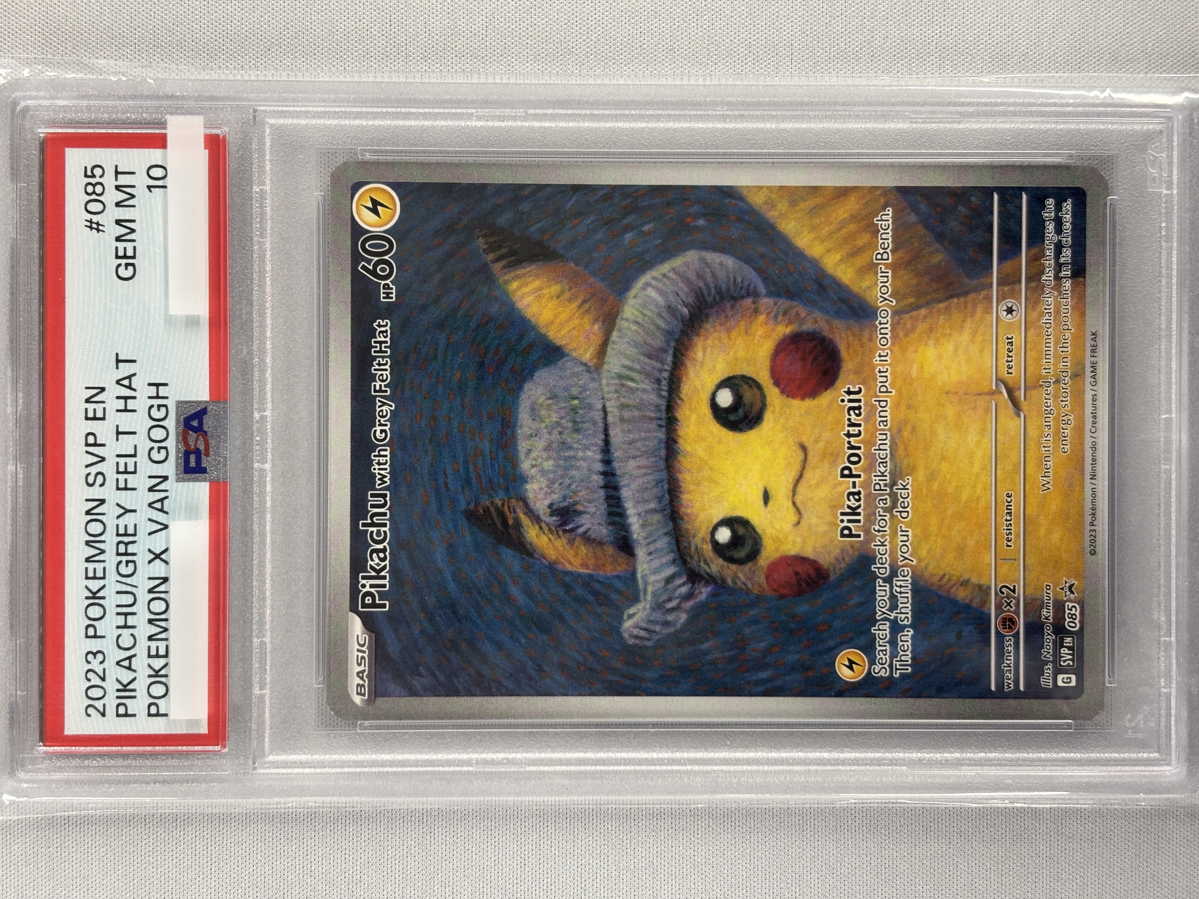 【PSA10】Pikachu with Grey Felt Hat(085)[PROMO]【SVPEN】