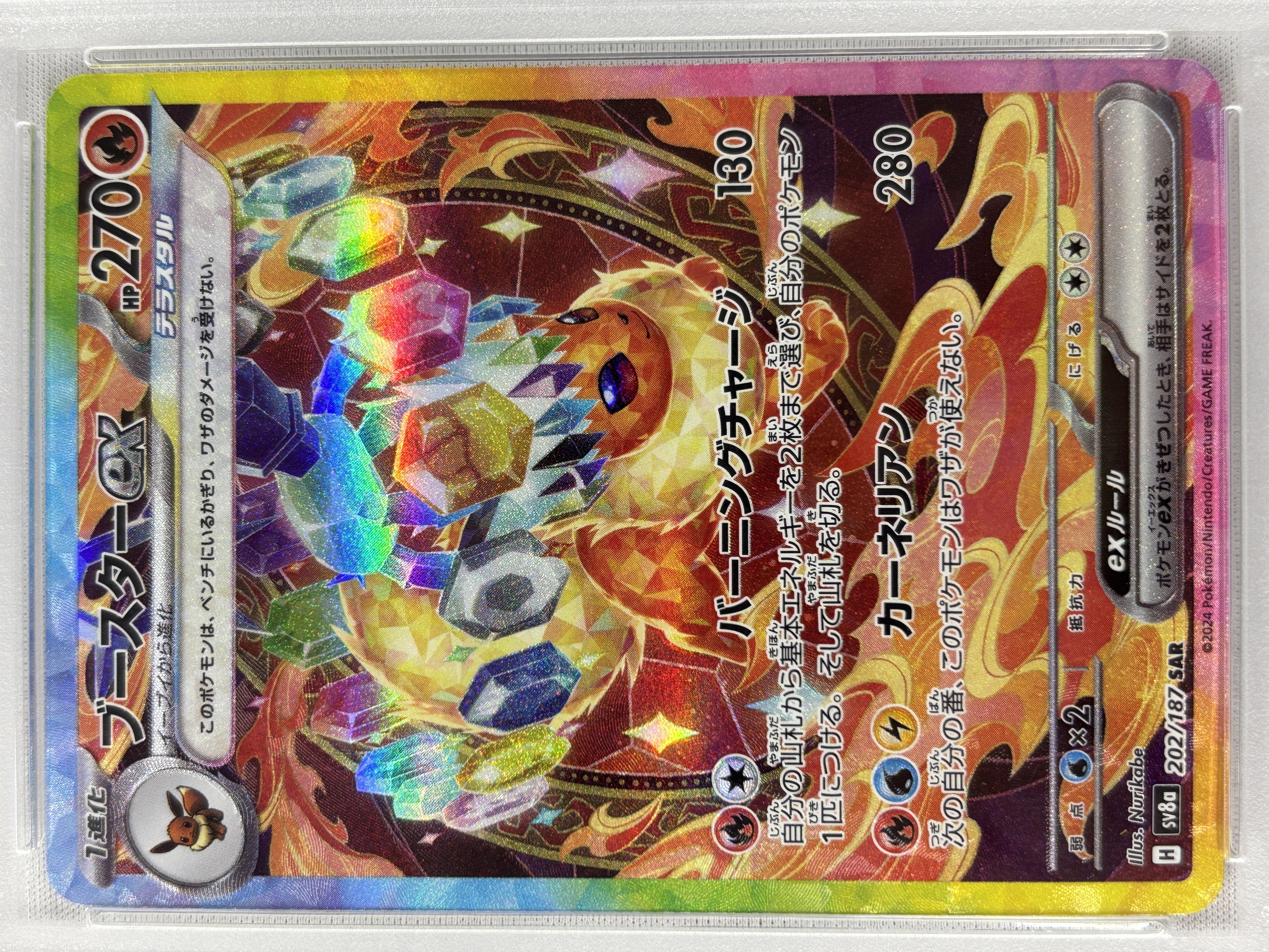 【PSA10】ブースターex(202/187)[SAR]【SV8a】