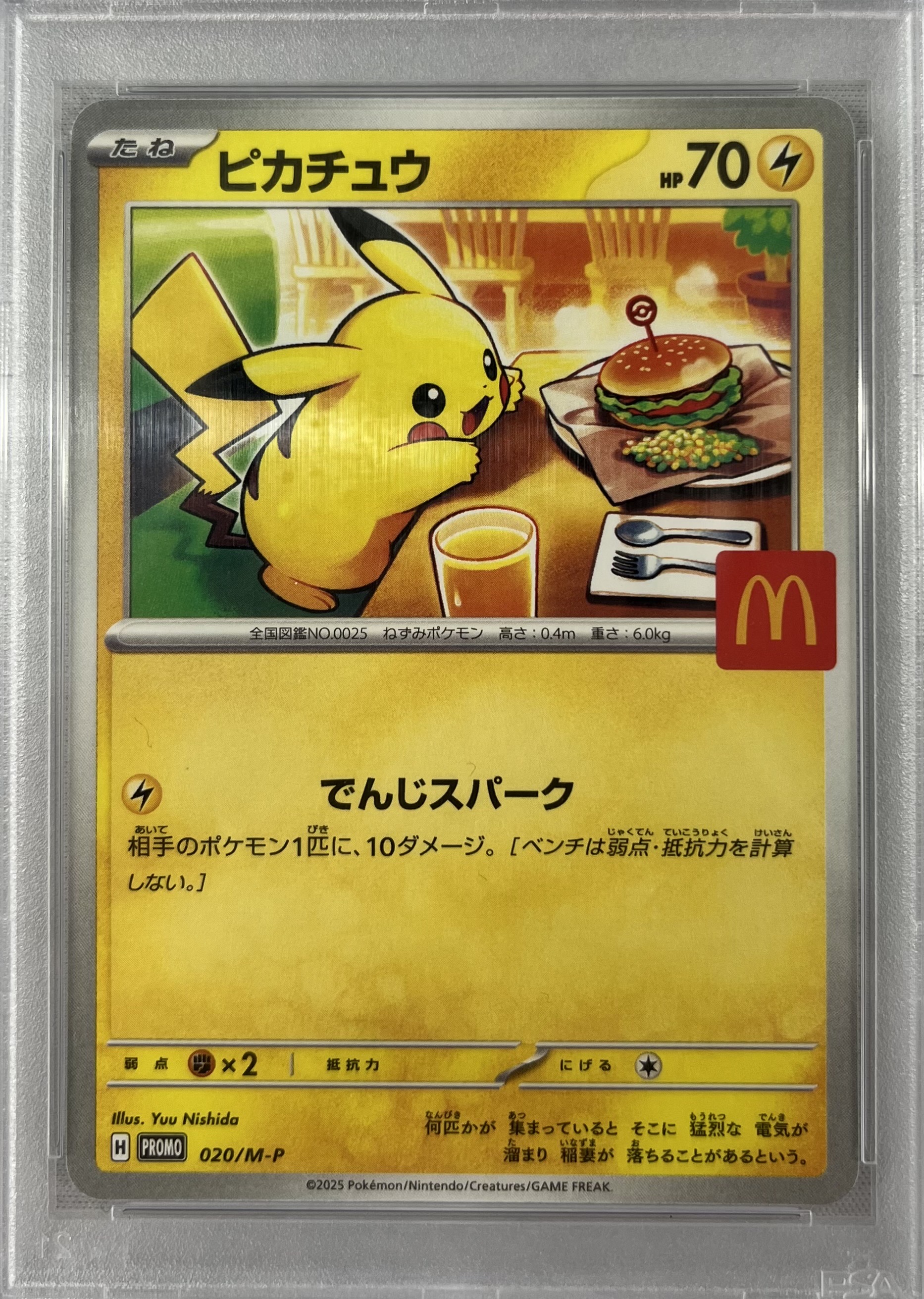 【PSA10】ピカチュウ(020/M-P) 【PROMO】