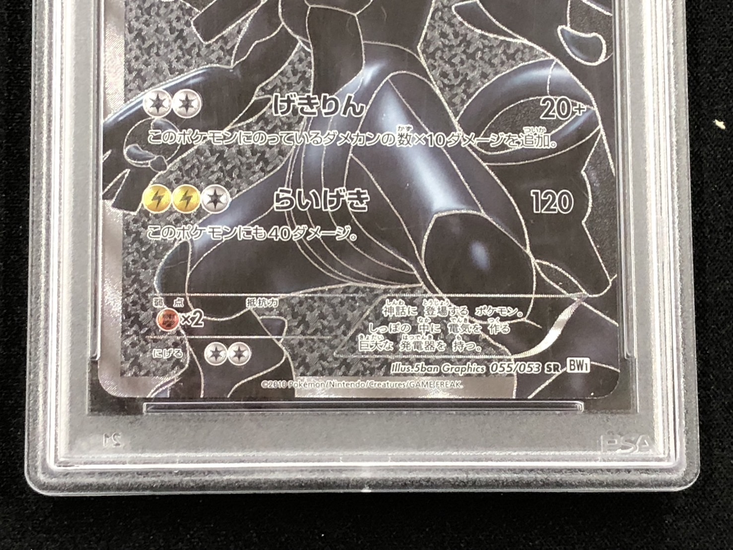 【鑑定済み：PSA10】ゼクロム(055/053)【BW1】