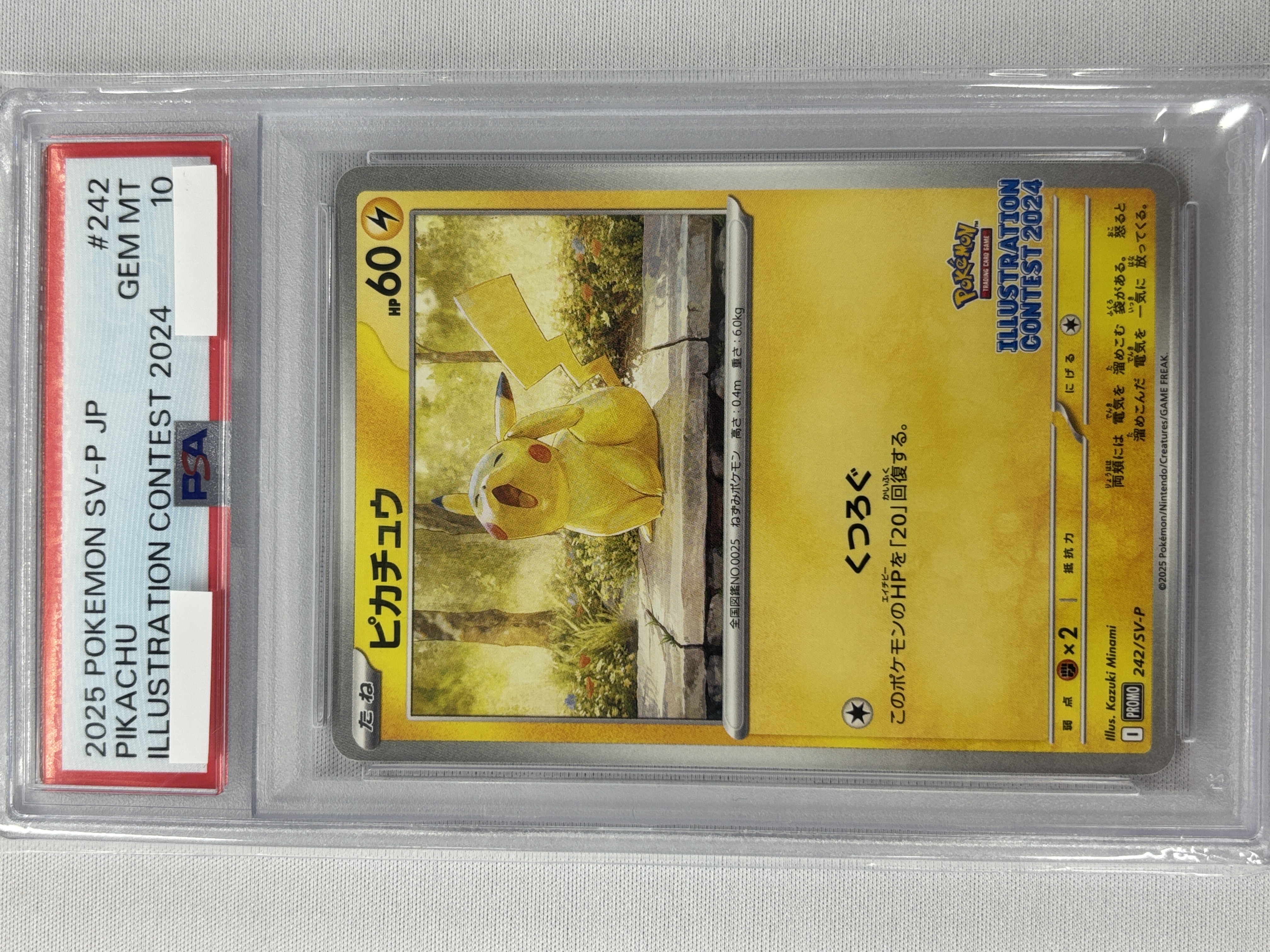【PSA10】ピカチュウ (242/SV-P)[P]【PROMO】