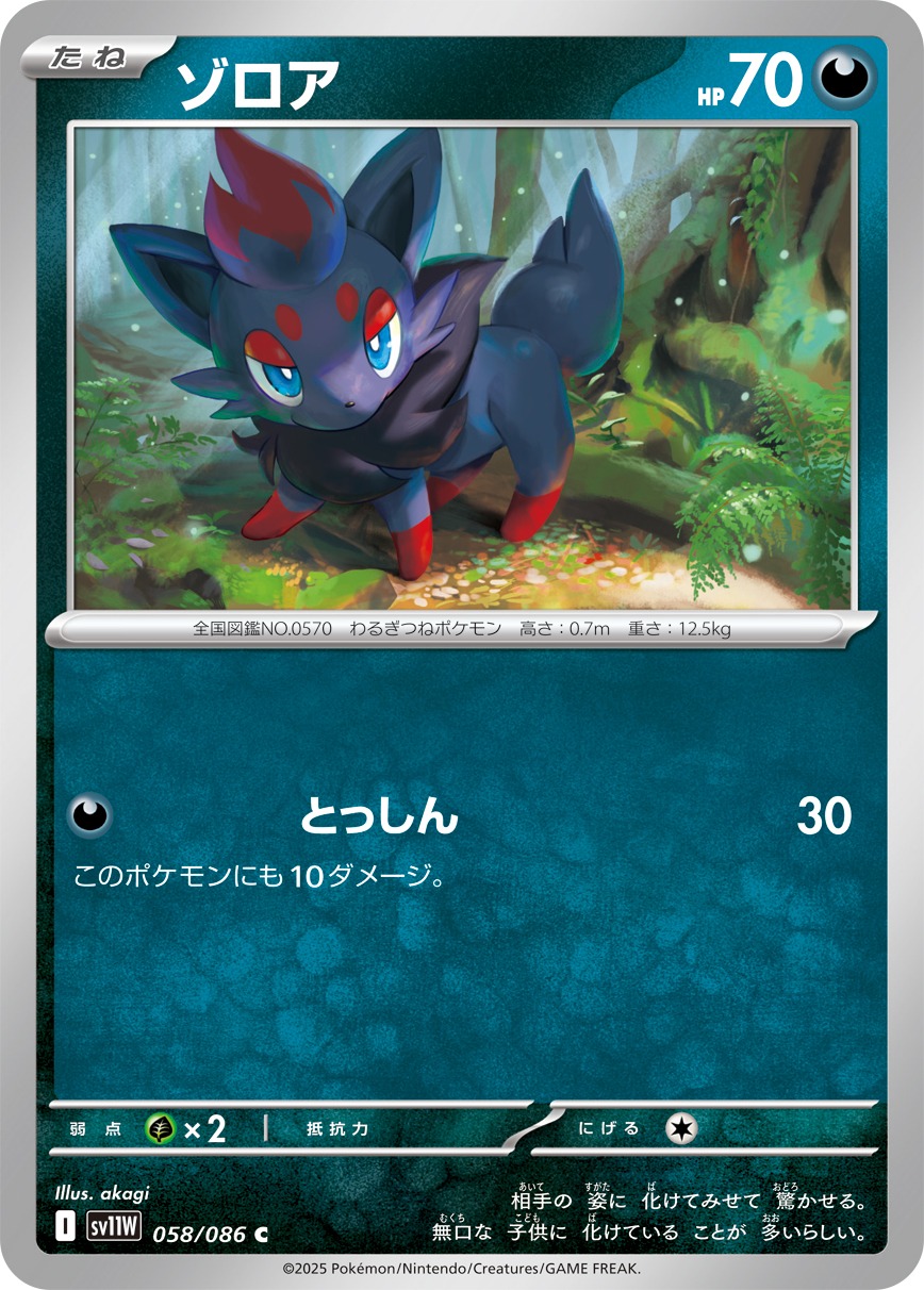 ゾロア(058/086)[C]【SV11W】