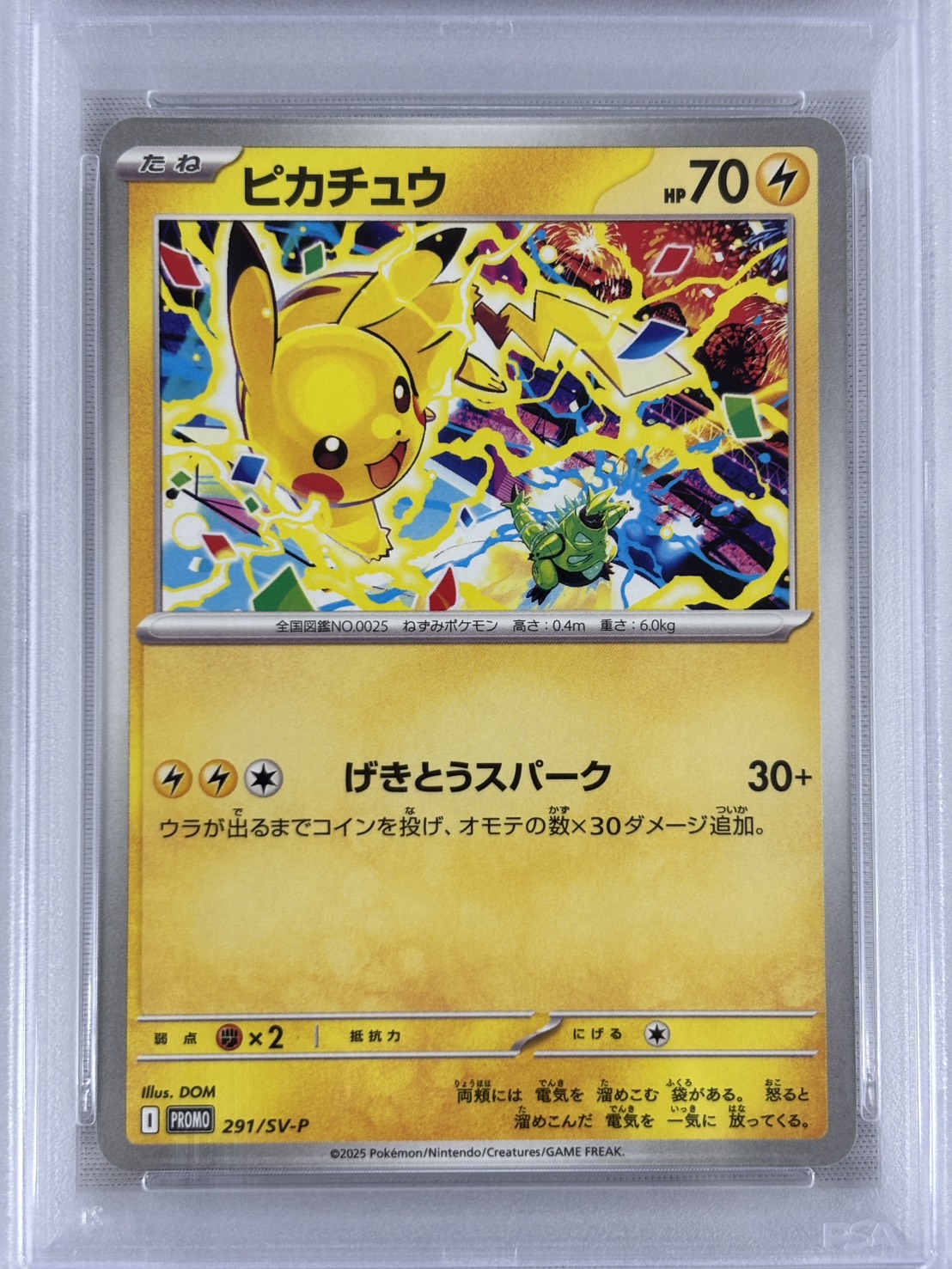 【PSA10】ピカチュウ(291/SV-P)［P］【PROMO】①