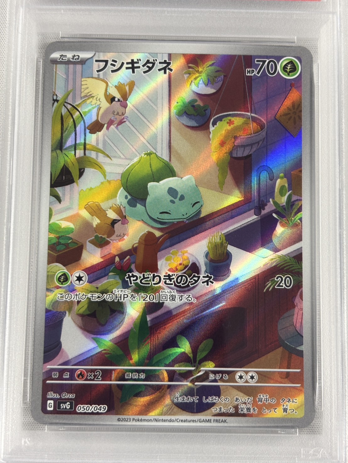 【PSA10】フシギダネ(050/049)[AR仕様]【SVG】