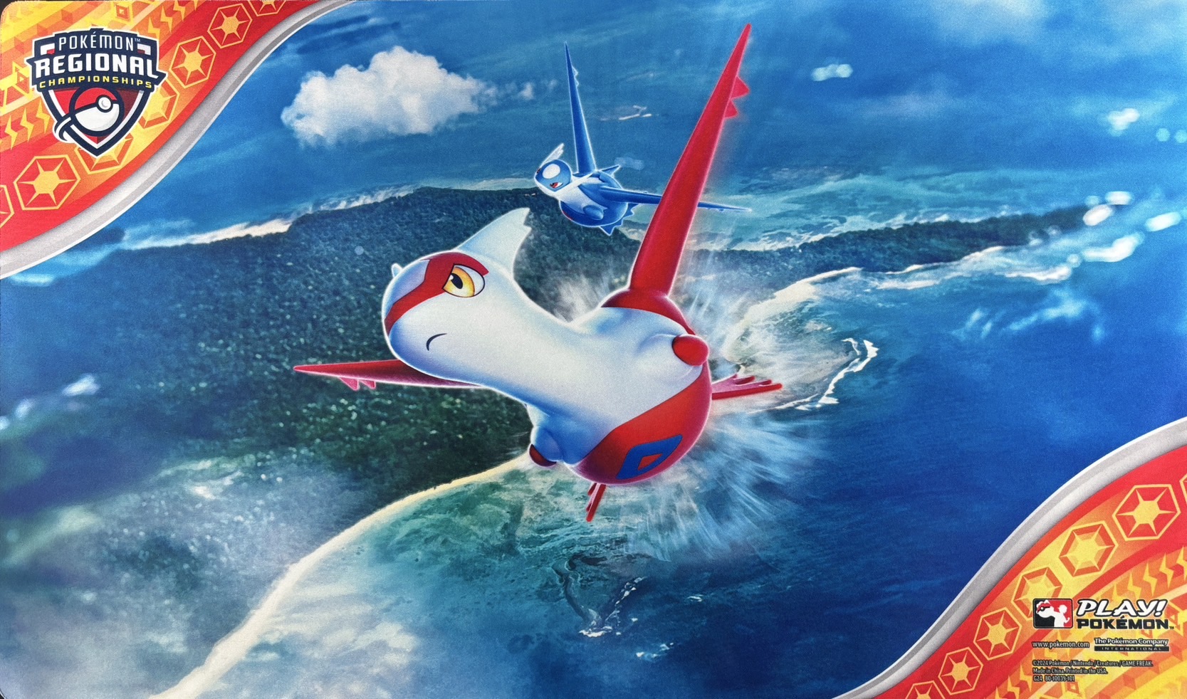 【プレイマット】『海外/ラティアス(無印/REGIONALロゴ)』