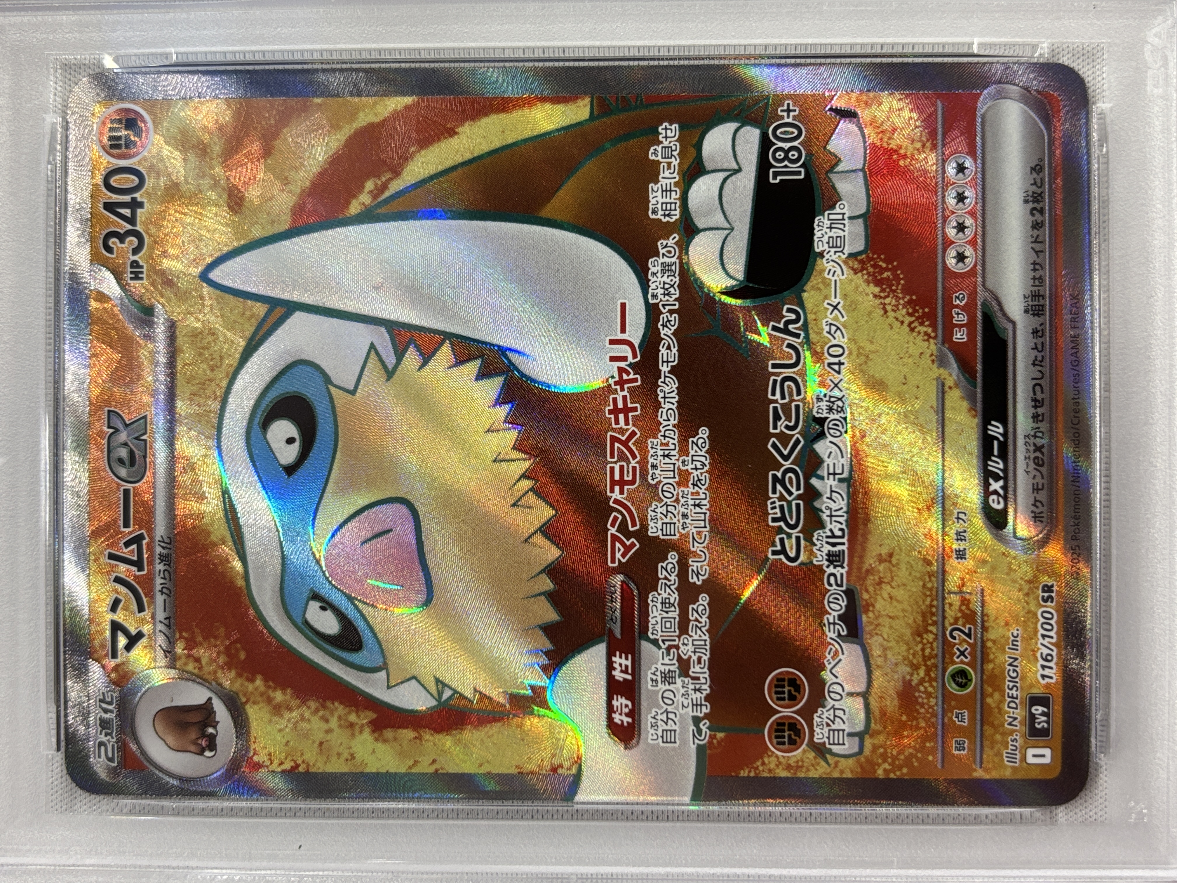 【PSA10】マンムーex(116/100)[SR]【SV9】