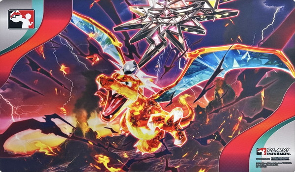 【プレイマット】『テラスタルリザードン（Playロゴ）』