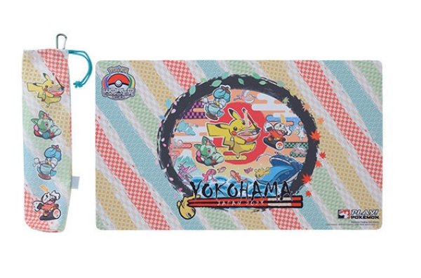 【プレイマット】『WCS2023(ピカチュウ&ニャオハ&ホゲータ&クワッス)』(収納袋付)