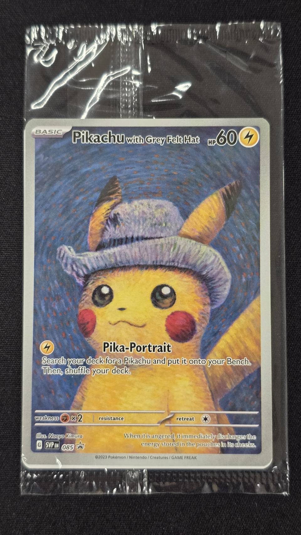 Pikachu with Grey Felt Hat(未開封)(085/SV-P)【SVPEN】