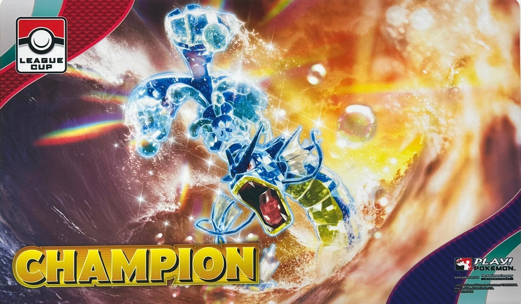 【状態B】【プレイマット】『ギャラドス・テラスタル（CHAMPION）』