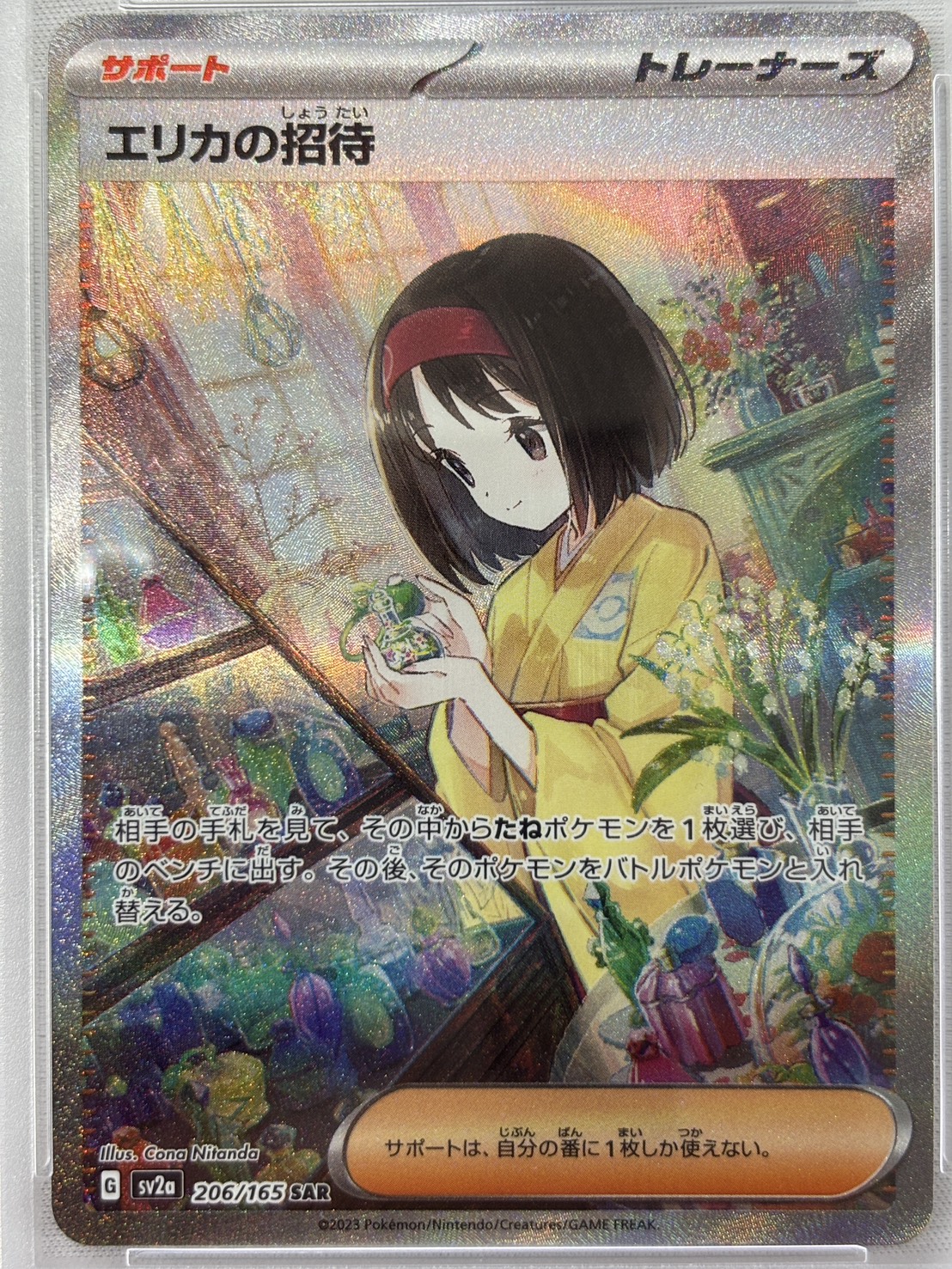 【PSA10】エリカの招待(206/165)[SAR]【SV2a】