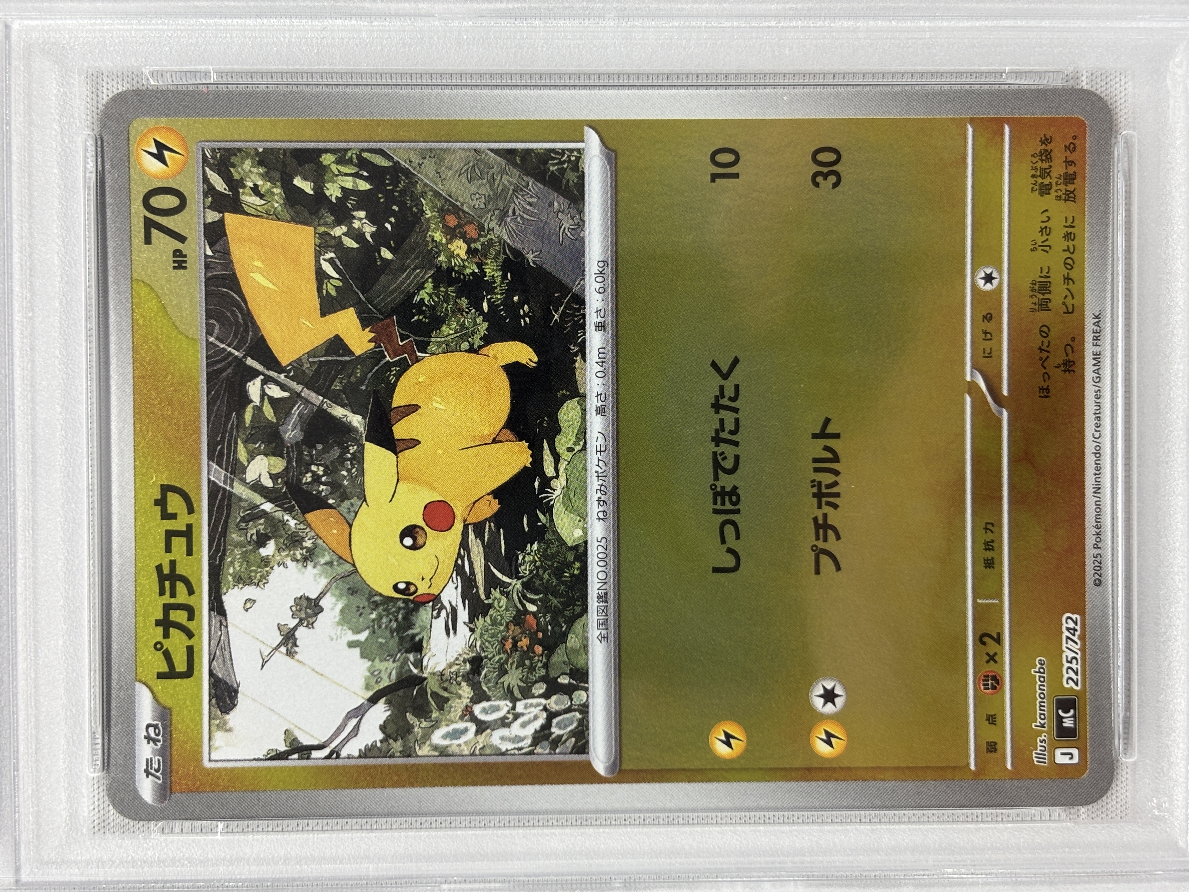 【PSA10】ピカチュウ(225/742)[ミラー仕様]【MC】