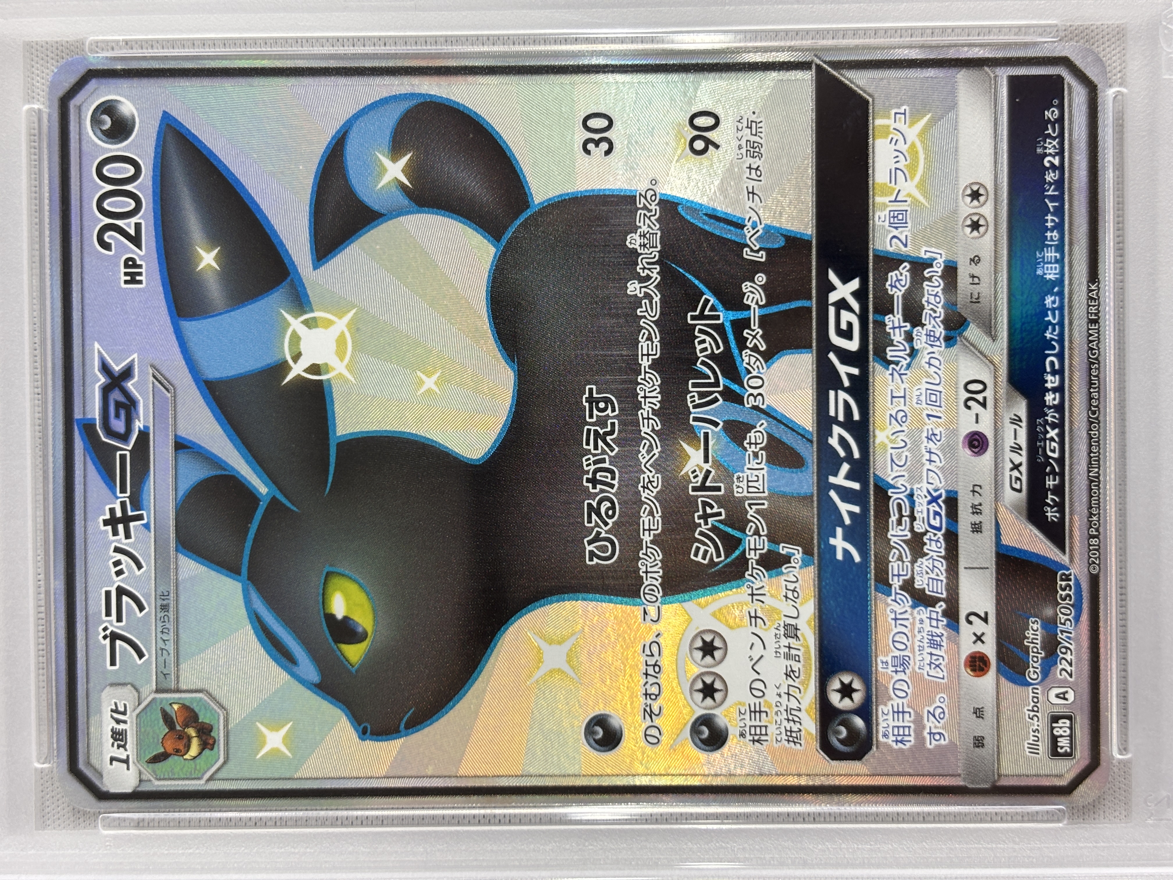 【PSA10】ブラッキーGX(229/150)[SSR]【sm8b】②