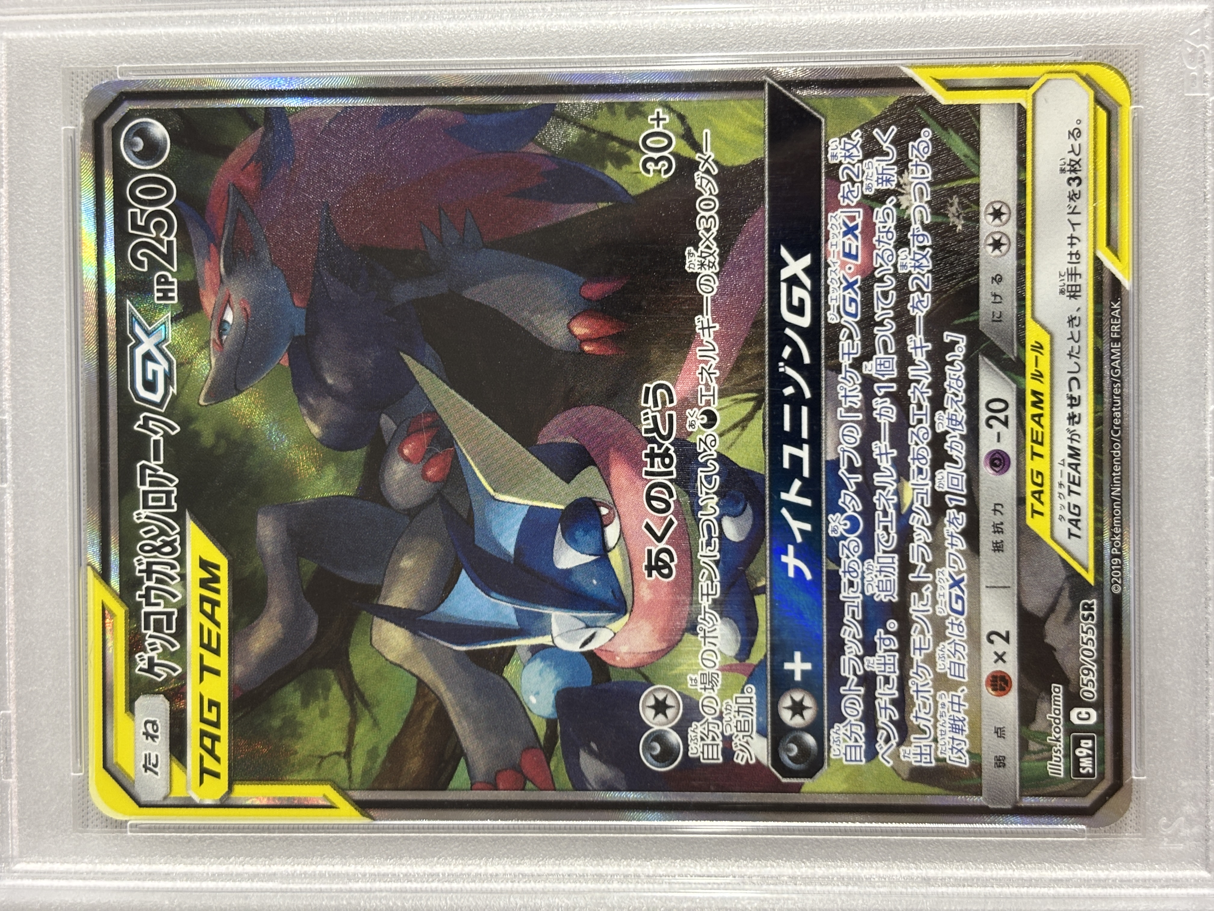 【PSA10】ゲッコウガ＆ゾロアークGX(059/055)[SA]【sm9a】