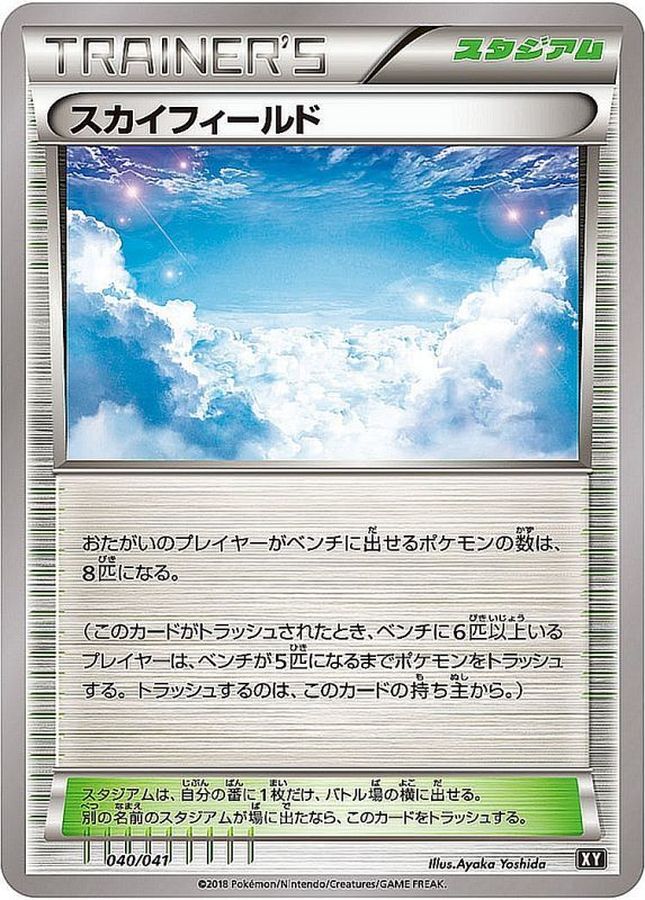 【状態C】スカイフィールド(040/041)［U］【XY】