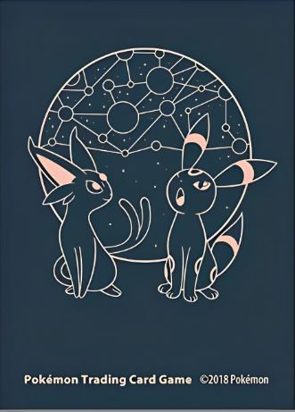 デッキシールド【Espeon & Umbreon Starry Constellations （エーフィ & ブラッキー) 】(65枚入り)