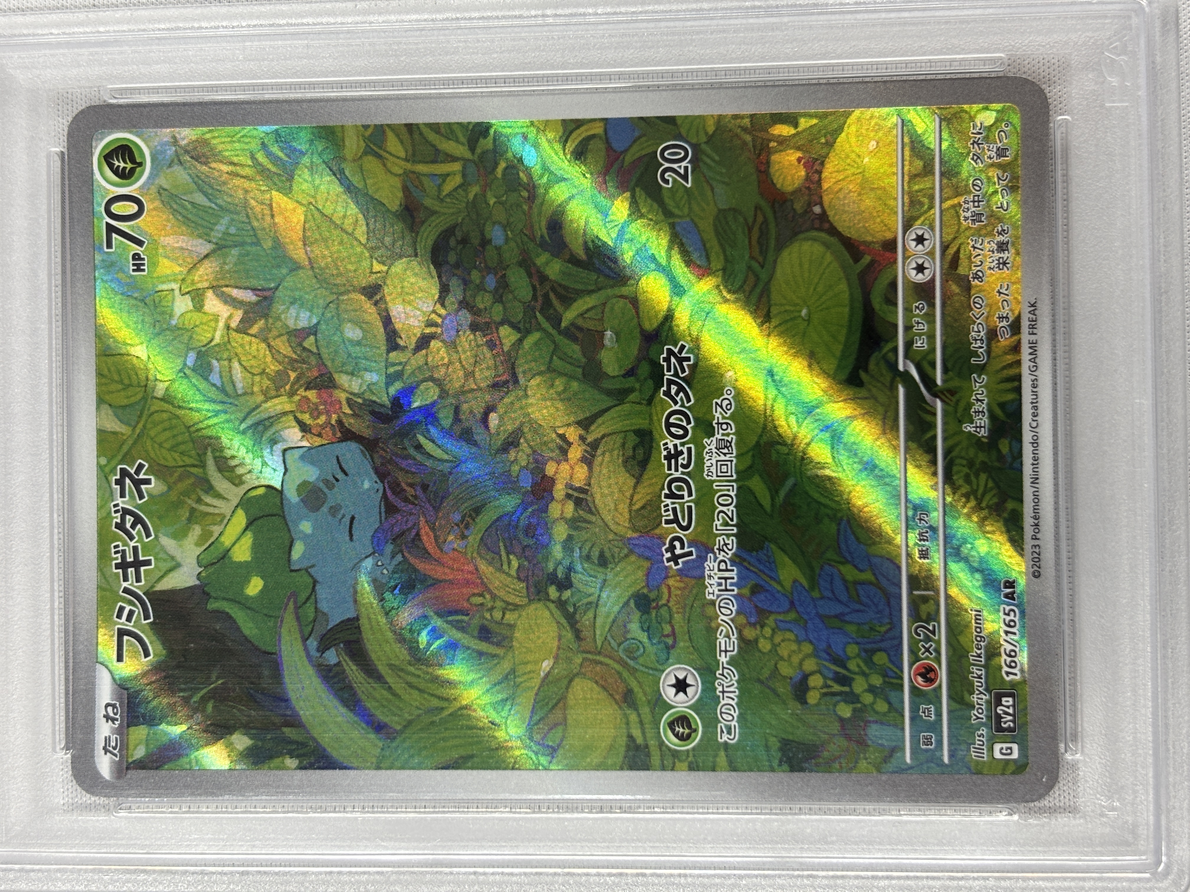 【PSA10】フシギダネ(166/165)[AR]【SV2a】