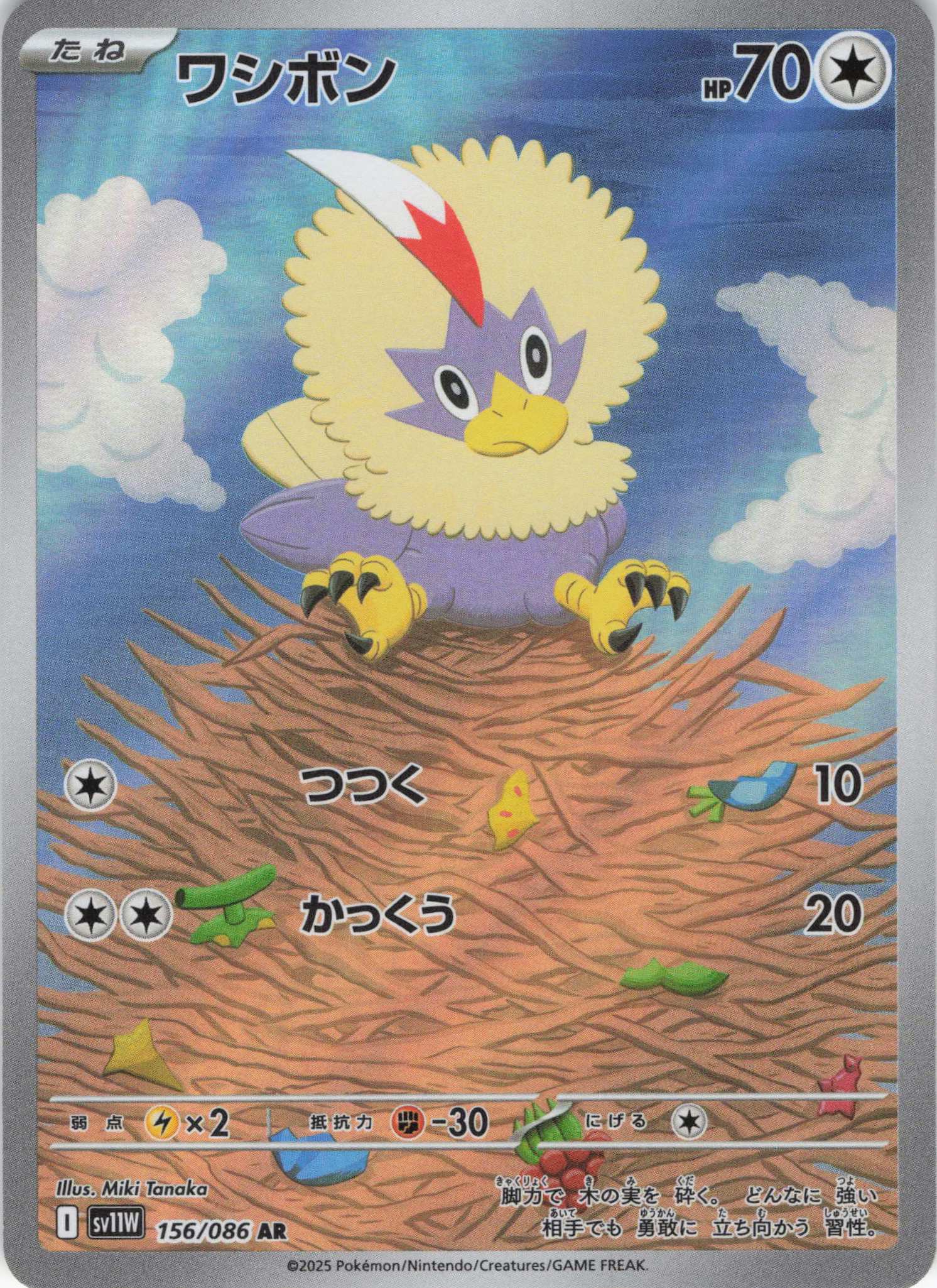 【状態B】ワシボン(156/086)[AR]【SV11W】