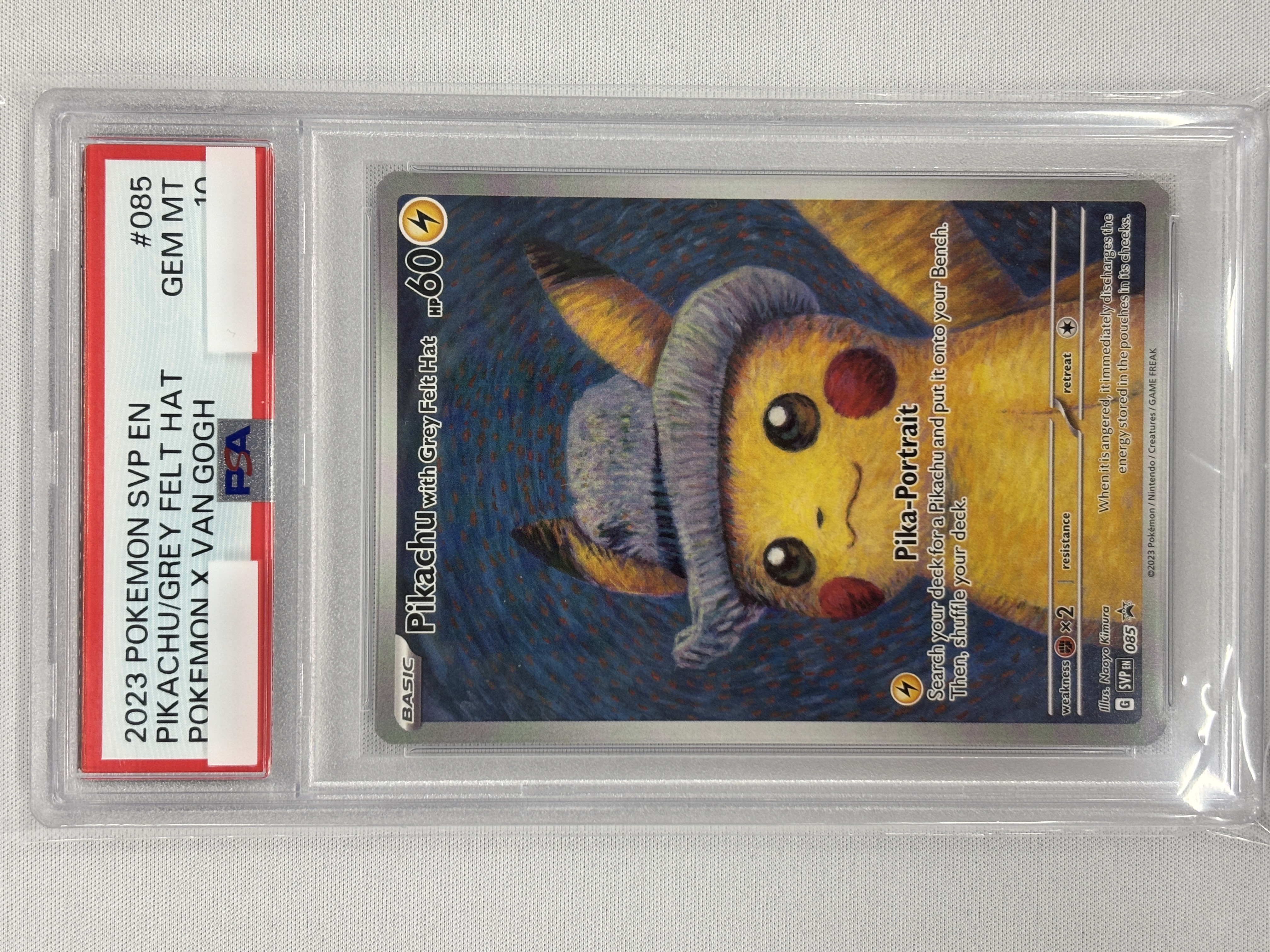【PSA10】Pikachu with Grey Felt Hat(085)[PROMO]【SVPEN】