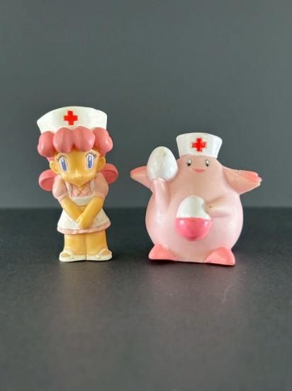 ラッキー＆ポケモンセンターのお姉さん(指人形)