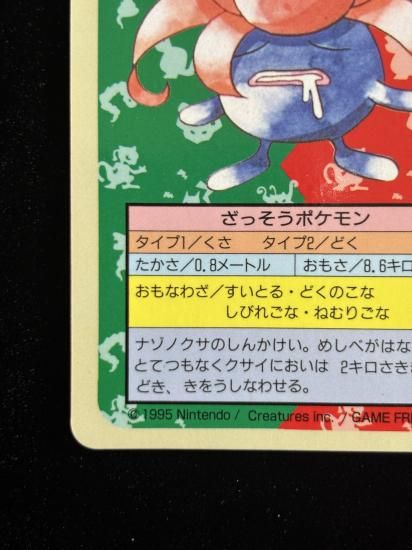 【状態B】●クサイハナ 裏面青 エラー