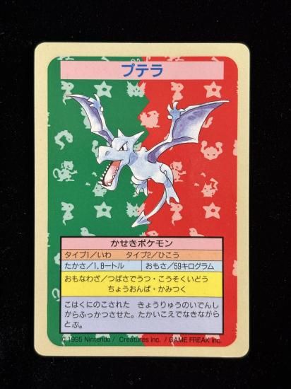 【状態B】●プテラ 裏面青 エラー