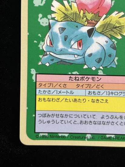 【状態A】●フシギソウ 裏面青 エラー