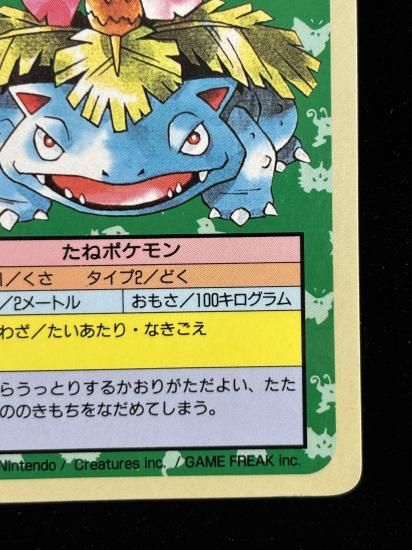 【状態B】●フシギバナ 裏面青 エラー