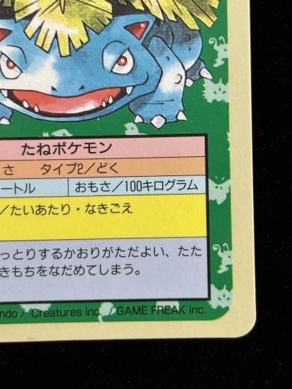 【状態A】●フシギバナ 裏面青 エラー