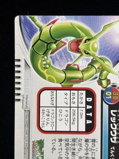 【状態B】●ずかんカード レックウザ