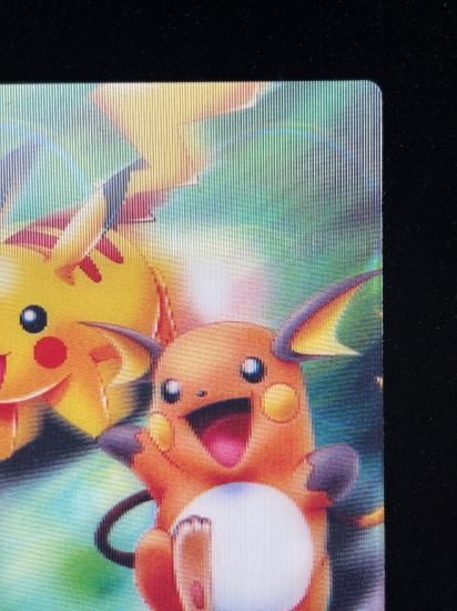 【状態A】●ずかんカード ピカチュウ・ライチュウ