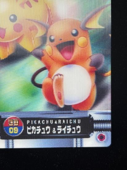 【状態A】●ずかんカード ピカチュウ・ライチュウ