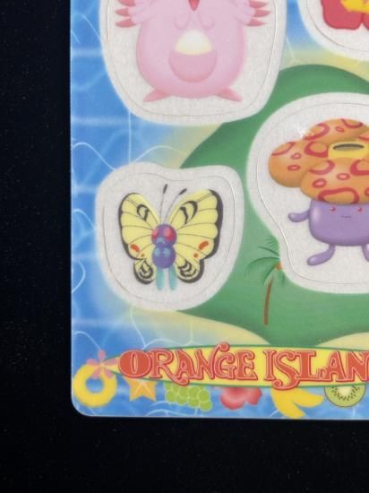 【状態A】●ポケモンシールダス ファンシーグラフィティ No.01 南国ピカチュウ・ラッキー・ラフレシア・バタフリー