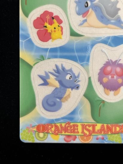 【状態A】●ポケモンシールダス ファンシーグラフィティ No.02 南国ピカチュウ・ラプラス・シードラ・コンパン