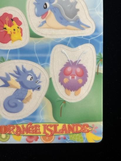 【状態A】●ポケモンシールダス ファンシーグラフィティ No.02 南国ピカチュウ・ラプラス・シードラ・コンパン