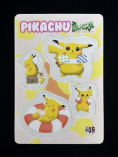 【状態A】●ポケモンシールダス ファンシーグラフィティ No.05 ピカチュウの日常