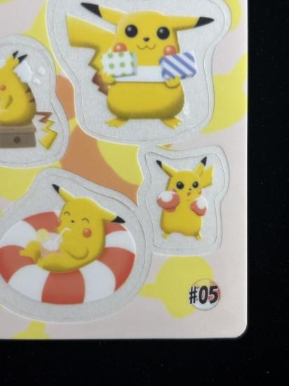 【状態A】●ポケモンシールダス ファンシーグラフィティ No.05 ピカチュウの日常