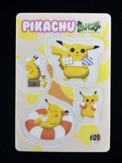 【状態A】●ポケモンシールダス ファンシーグラフィティ No.05 ピカチュウの日常
