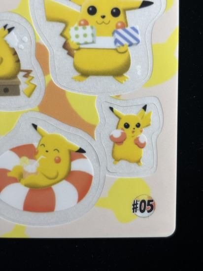 【状態A】●ポケモンシールダス ファンシーグラフィティ No.05 ピカチュウの日常