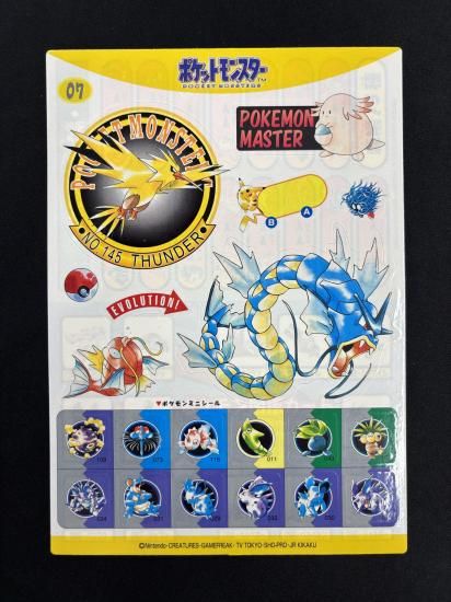 ポケモン シール07 進化論 森編カード