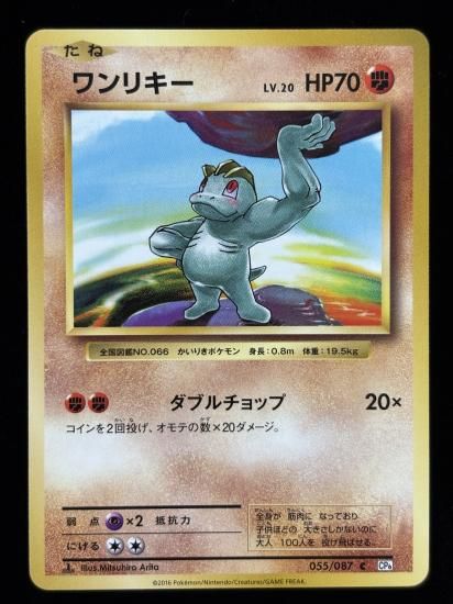 【状態B】●ワンリキー(055/087)