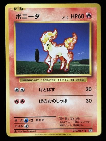 【状態A】●ポニータ(019/087)