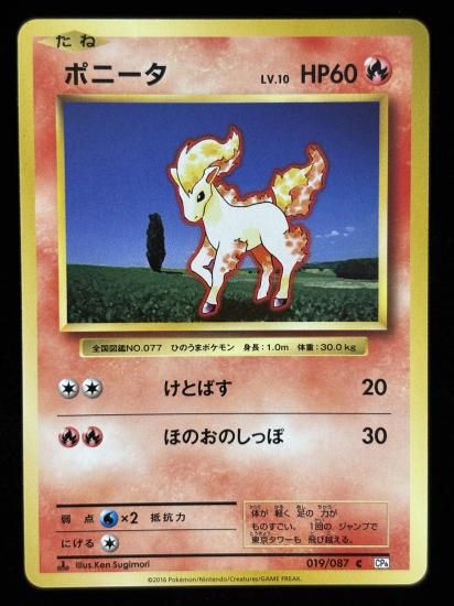 【状態A】●ポニータ(019/087)