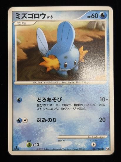 【状態B】●ミズゴロウ(027/100)