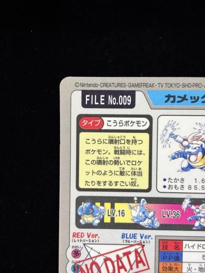 【状態A-】●No.009カメックス