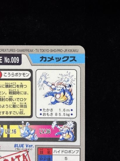 【状態A-】●No.009カメックス