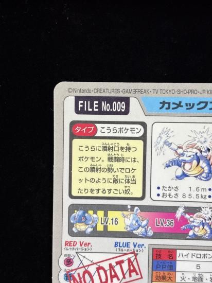 【状態A-】●No.009カメックス