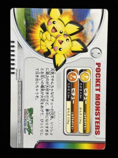 【状態B】●ずかんカードピチュー兄弟