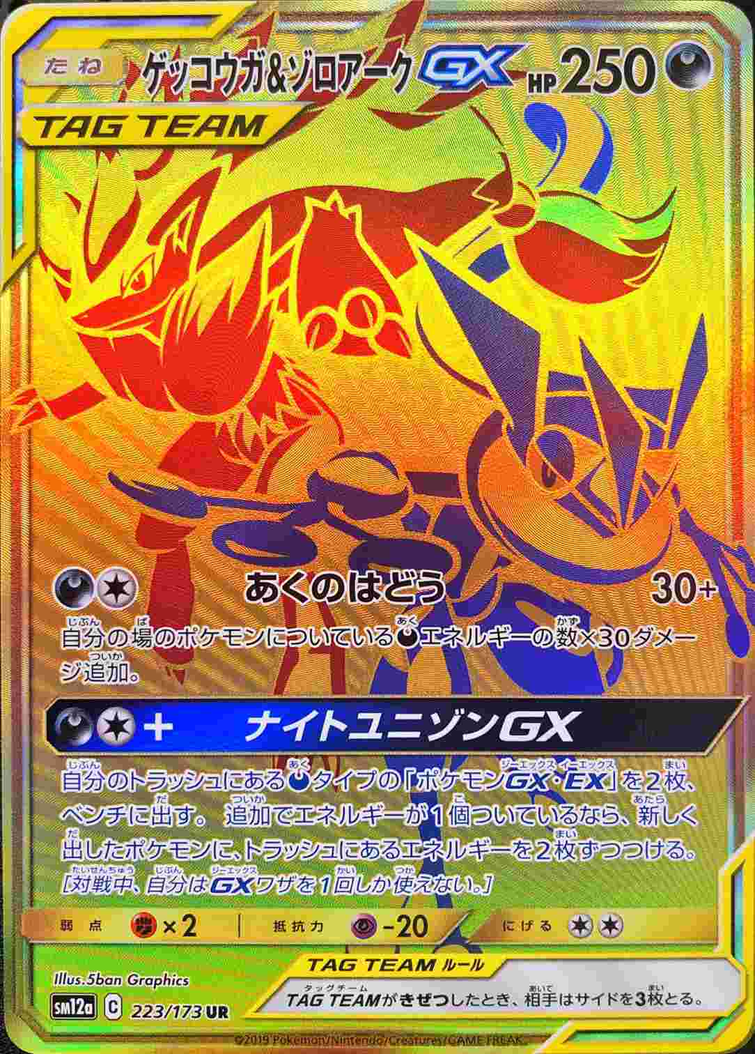 ゲッコウガ＆ゾロアークGX(223/173)[UR]【sm12a】